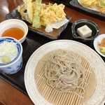 天照庵 - 天ざる1500円