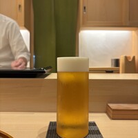鮨 土方 - 最初はビール♪
