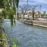 cepages - お店近くを流れる広瀬川