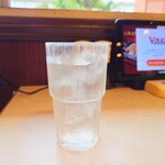 フォルクス - 着席後すぐに提供してくれる、冷たいお水。