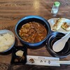 山の音 - 料理写真:カレーうどん＋ごはん＋ちくわ天