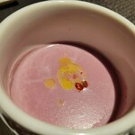 GINTO - 【Soupe】｢ポタージュヴァイオレット 黒糖タピオカのクリームデピス｣！