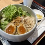 蔭山樓 - 味玉鶏白湯塩そば　麺大盛