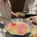 祇園 きだ - みぞれしゃぶしゃぶ