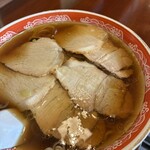 味のふじさわ - チャーシュー麺