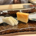 梅田 すし継 - たまごとべったら