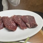 ジンギスカン羊はち - ヘルシーマトンセット(1350円)☆