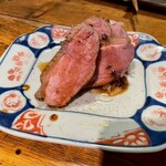 居酒屋 ちょーちょ - 鴨の山椒煮。