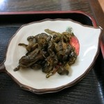 鈴家 - ゆば定食のお新香
