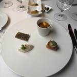 フランス料理 ル・クール - 1皿目　アミューズ4種盛り