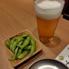 焼鳥中毒 - お通しと生ビール