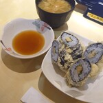 海鮮問屋 ふじ丸 - 納豆巻き天ぷら