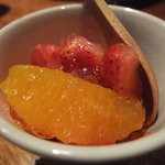 和創作 太 - 苺のジュレと蜜柑とシャーベット