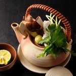 京の味 きよみず - 秋は国産松茸と鱧の土瓶蒸し