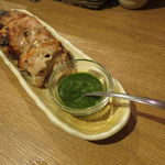 カッチャル バッチャル - ガーリック・チキン、ミントのソース3