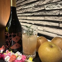 オリジナルカクテル　～栗焼酎の梨サワー～