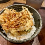 十割蕎麦 嵯峨谷 - カリカリのかき揚げ丼