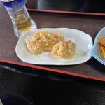 田舎うどん てつ - 鶏天　150円