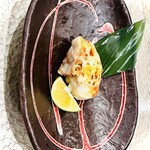 寿司 赤酢 如水 - フグ白子焼き