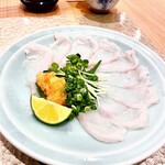 寿司 赤酢 如水 - とらふぐてっさ