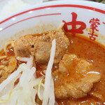 蒙古タンメン中本 - 豚バラ肉