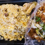 保盛軒 - テイクアウト（炒飯、お持ち帰りの油淋鶏）