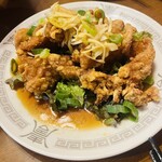 保盛軒 - 鶏唐揚げの薬味ソースがけ