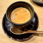 天神寿司 - 梅肉のプレーン茶碗蒸し