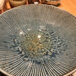 おダシと銀しゃり 中華そば 蒼し - 最後、器に残った、昆布水は
