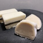 御菓子所　かめや - 料理写真:岩倉とうふ＆生大福（キャラメル）
