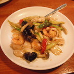 竹海 - アスパラと魚介のさっぱり炒め