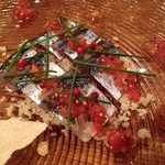 ラカンデラ - 秋刀魚のカルパッチョ