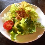 そば繁 - 蕎麦膳　畑サラダ　季節によって野菜がかわる