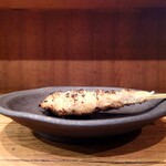 鶏一途 - 焼鳥_つくね(4本目)