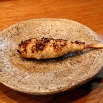 鶏一途 - 焼鳥_つくね(4本目)