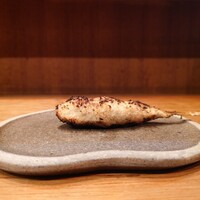 鶏一途 - 焼鳥_つくね(1本目)