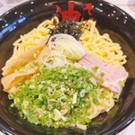 東京油組総本店 赤坂見附組 - 油そば 大盛り ねぎトッピング