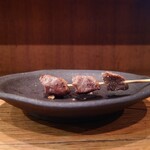 鶏一途 - 焼鳥_砂肝(2本目)