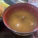 かつ哲 - なめこの味噌汁