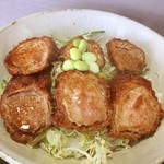 Kotobukijizaemon - 会津名物ソースかつ丼【寿治佐エ門】お蕎麦屋ですが、ソースかつ丼（ヒレカツ）の美味しいお店です♪女性にオススメのヒレカツ一本揚げ♪