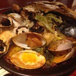 スペイン料理 アロス - 海の幸山の幸パエリア