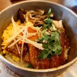 釜めし菜時記 さき亭 - 「秋刀魚とキノコ」の釜めし