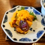 釜めし菜時記 さき亭 - カボチャとさつまいものサラダ