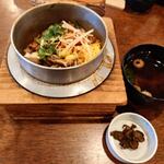 釜めし菜時記 さき亭 - 「秋刀魚とキノコ」の釜めし