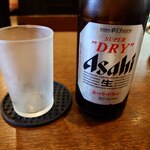 釜めし菜時記 さき亭 - 瓶ビールと冷え冷えグラス