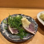 鮨 まぜき -  ・宮城気仙のソウダガツオのタタキ