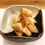 穴子料理と地酒 浅草 川井 - ミル貝炙り