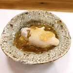 穴子料理と地酒 浅草 川井 - 仙鳳趾産生牡蠣　シークァーサージュレ