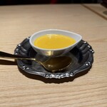 ディヤ - デザートのマンゴープリン‼️凄い濃厚です。あっという間に無くなりました…残念