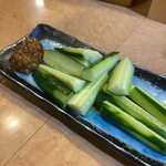 鳴門 - もろきゅうも量が多い…